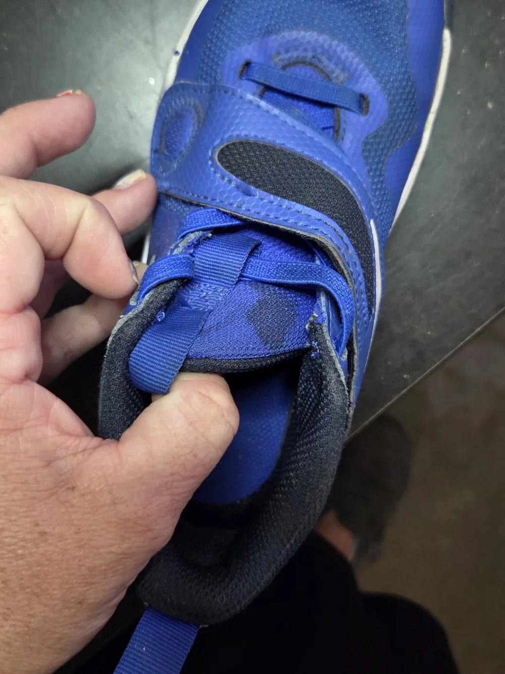 Nike Kids Royal Blue Velcro Sneakers